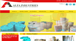 Desktop Screenshot of alfafilterpaper.com